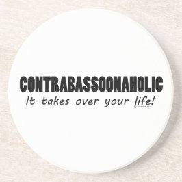 Contrabassonafolic life zandsteen onderzetter