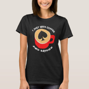 Contract Bridge Koffiegeboden Duplicaat Kaartspel T-shirt