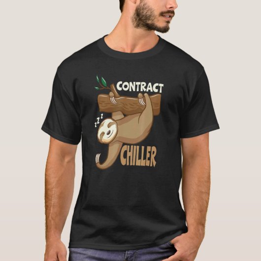 Contract Koeler Ironie  Luiaard 1 T-shirt (Voorkant)