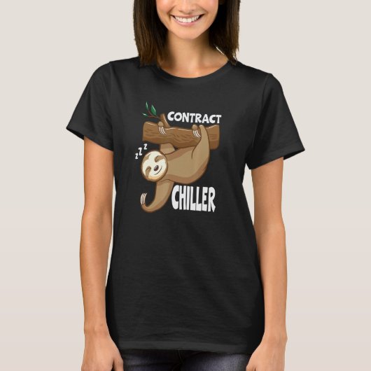 Contract Koeler Ironie Luiaard T-shirt (Voorkant)