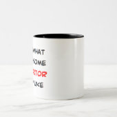 contractant, geweldige tweekleurige koffiemok (Center)