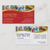 Contractant/handyman/doe alles/Visitekaartje Visitekaartje (Voorkant / Achterkant)