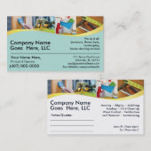 Contractant/handyman/doe alles/Visitekaartje Visitekaartje (Voorkant / Achterkant)