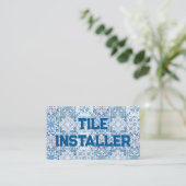 contractant van de tegel visitekaartje (Staand voorkant)