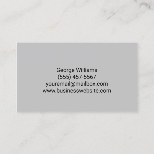 Contractant voor metaallasmachines visitekaartje (Achterkant)