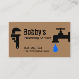 Contractanten die de Dienst van het Chrome Ontwerp Visitekaartje