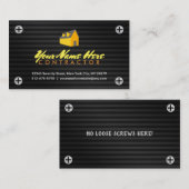 Contractanten Visitekaartjes (Voorkant / Achterkant)