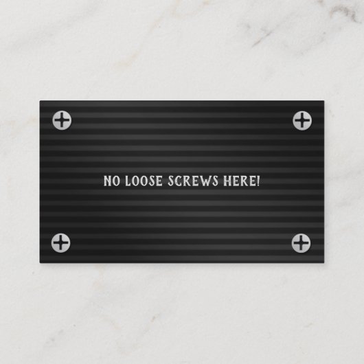 Contractanten Visitekaartjes (Achterkant)