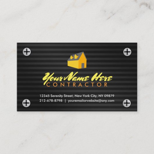 Contractanten Visitekaartjes (Voorkant)