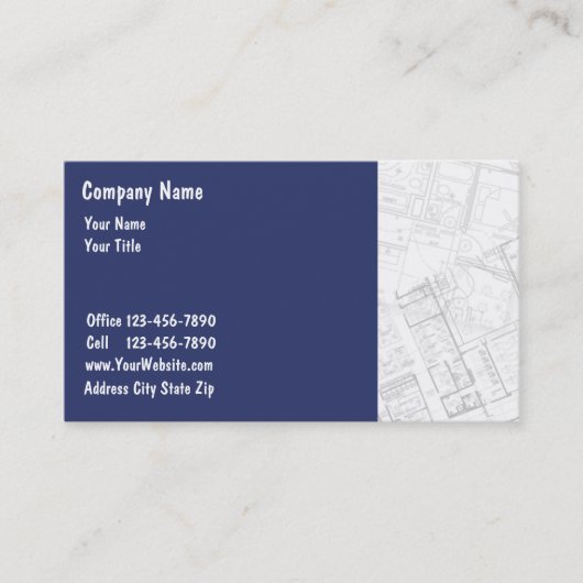 Contractanten Visitekaartjes (Voorkant)