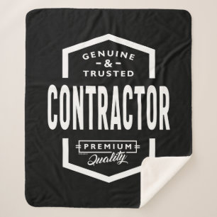 Contractanten Werkgelegenheid Titel Cadeau Sherpa Deken