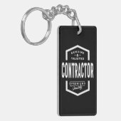 Contractanten Werkgelegenheid Titel Cadeau Sleutelhanger (Voorkant Links)