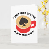 Contractbrug en Grand Slam Bieden van koffie Kaart (Gele Bloem)