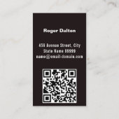 Contractdienst voor het lassen van metalen visitekaartje (Achterkant)