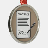 Contractpictogram Metalen Ornament (Rechts)