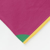 Contrada del Drago (Dragon) Palio di Siena Fleece Deken (Hoek)