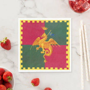 Contrada del Drago (Dragon) Palio di Siena Servet