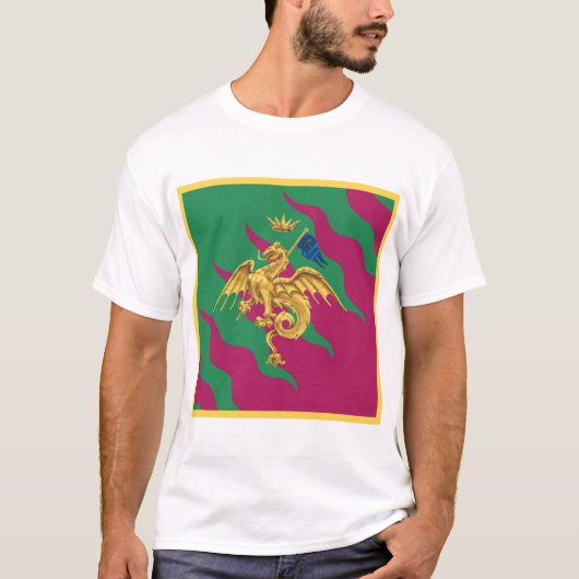 Contrada del Drago (Dragon) Palio di Siena T-shirt (Voorkant)
