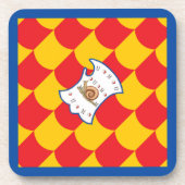 Contrada della Chiocciola (slak) Palio Bier Onderzetter (Voorkant)