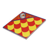 Contrada della Chiocciola (slak) Palio di Siena Tegeltje (Zijkant)