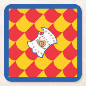 Contrada della Chiocciola (slak) Palio Kartonnen Onderzetters (Voorkant)