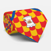 Contrada della Chiocciola (slak) Palio Stropdas (Opgerold)