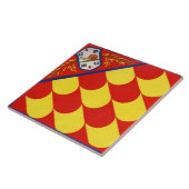 Contrada della Chiocciola (slak) Palio Tegeltje (Zijkant)