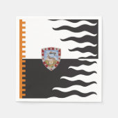 Contrada della Lupa (Zij-Wolf) Palio di Siena Servet (Voorkant)