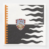 Contrada della Lupa (Zij-Wolf) Palio di Siena Servet (Voorkant)