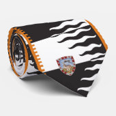 Contrada della Lupa (Zij-Wolf) Palio di Siena Stropdas (Opgerold)