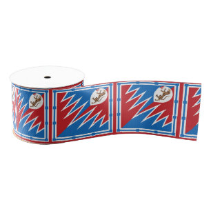 Contrada della Pantera (Panther) Palio di Siena Grosgrain Lint