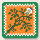 Contrada della Selva (Forest) Palio di Siena Bier Onderzetter (Voorkant)