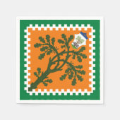 Contrada della Selva (Forest) Palio di Siena Servet (Voorkant)