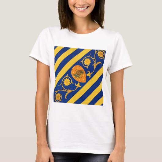Contrada della Tartuca (Tortoise) Palio di Siena T-shirt (Voorkant)