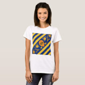Contrada della Tartuca (Tortoise) Palio di Siena T-shirt (Voorkant volledig)