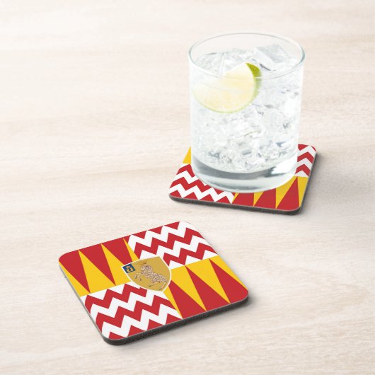 Contrada di Valdimontone (Valley of the Ram) Bier Onderzetter (Rechterzijde)