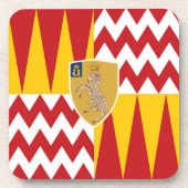 Contrada di Valdimontone (Valley of the Ram) Bier Onderzetter (Voorkant)