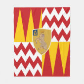 Contrada di Valdimontone (Valley of the Ram) Fleece Deken (Voorkant)