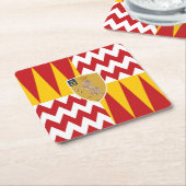 Contrada di Valdimontone (Valley of the Ram) Kartonnen Onderzetters (Schuin)