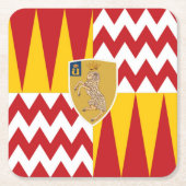 Contrada di Valdimontone (Valley of the Ram) Kartonnen Onderzetters (Voorkant)