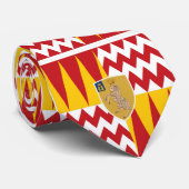 Contrada di Valdimontone (Valley of the Ram) Stropdas (Opgerold)