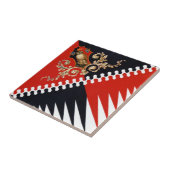 Contrada Priora della Civetta (Owl) Palio di Sien Tegeltje (Zijkant)