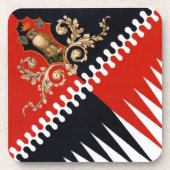 Contrada Priora della Civetta (Owl) Palio di Siena Bier Onderzetter (Voorkant)