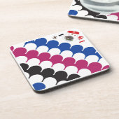 Contrada Sovrana dell' Istrice (Porcupine) Palio Bier Onderzetter (Linkerzijde)