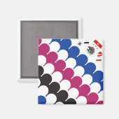 Contrada Sovrana dell' Istrice (Porcupine) Palio Magneet (Voorkant / Achterkant)