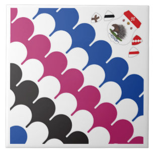 Contrada Sovrana dell' Istrice (Porcupine) Palio Tegeltje