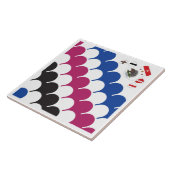 Contrada Sovrana dell' Istrice (Porcupine) Palio Tegeltje (Zijkant)