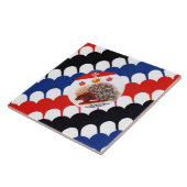 Contrada Sovrana dell' Istrice (Porcupine) Palio Tegeltje (Zijkant)