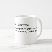 CONTRADICTIE KOFFIEMOK (Voorkant rechts)