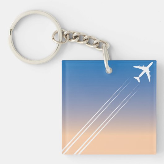 CONTRAIL Acryl Key Label Sleutelhanger (Voorkant)